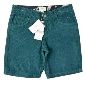 Nanos Teal Corduroy Shorts Boys size 8